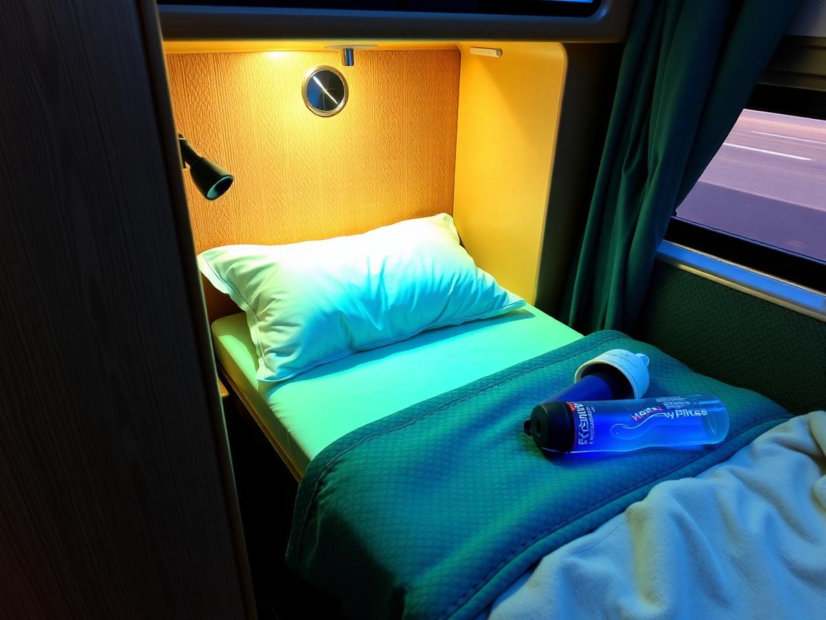 Luxury bus interior